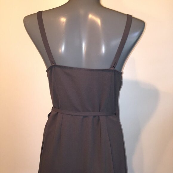 ARITZIA Wilfred Astere Wrap Midi Dress in Gray Size XS - Picture 4 of 14